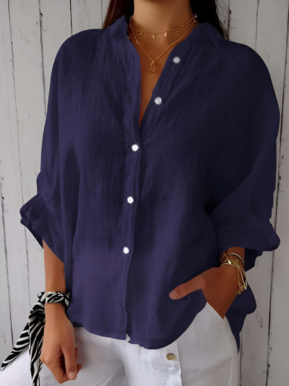 Janice™ - Elegante Linnen Blouse