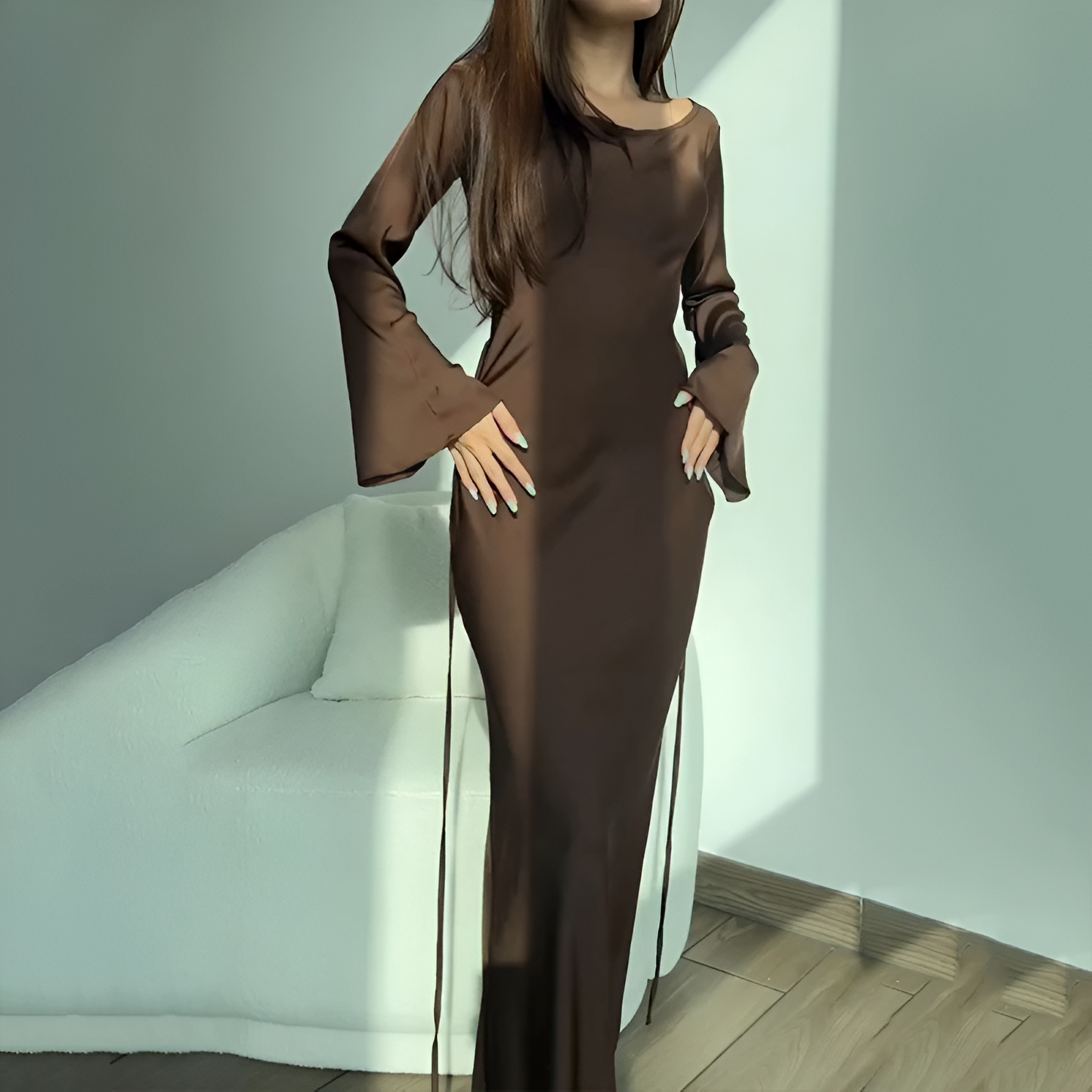 Yasmine™ - Elegante Satijnen Jurk